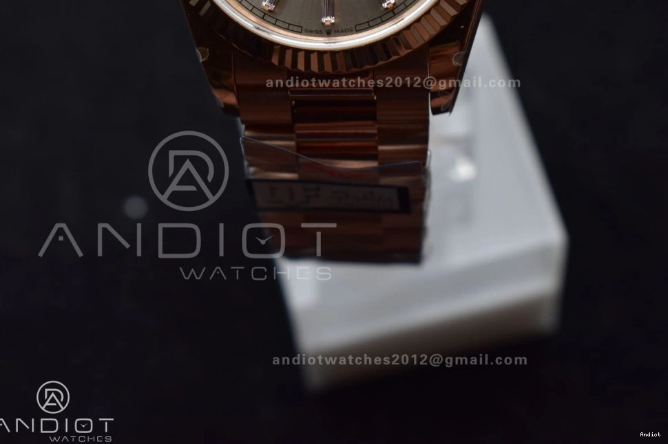 Weight) RG Best QF vr3255 Diamond Dial on Steel Stick 904L Bracelet President 36 with Silver Edition (Gain V5 DayDate 0209